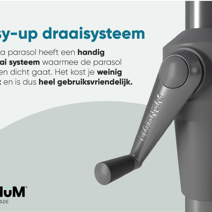 Platinum Riva parasol 3 m. Olive