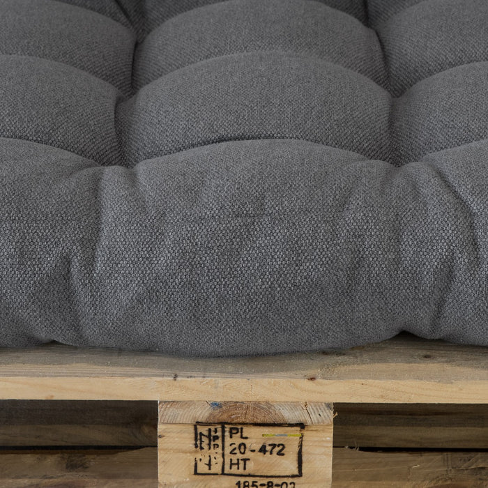 2L Home & Garden Palletkussenset Metro Grijs - 2 delige set