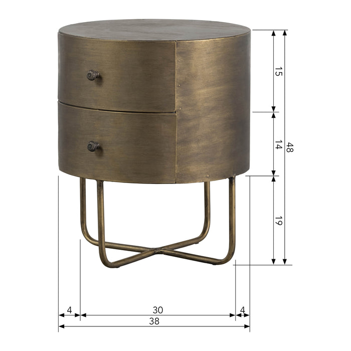 WOOOD Glossy Bijzettafel