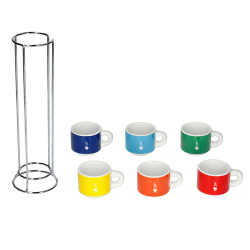 Bialetti Impilabili Di Colori Espresso kopjes in rek 6 stuks