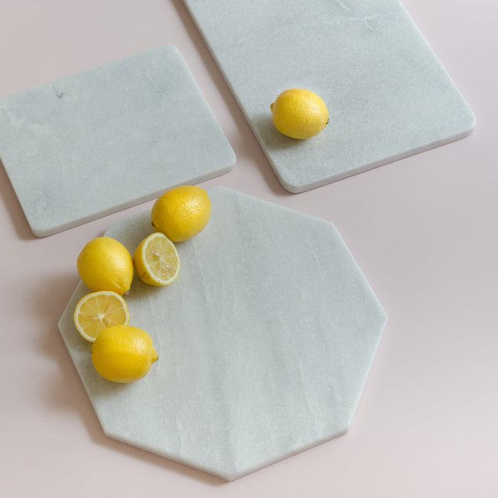 Home Delight - Snijplank Marmer L wit