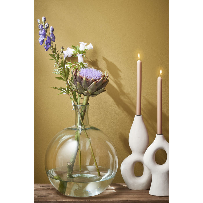 Mica Decorations Lilou Glazen Fles - H45 x Ø32 cm - Gerecycled Glas