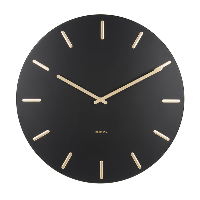 Karlsson Charm Wandklok Ø 45 cm - Zwart