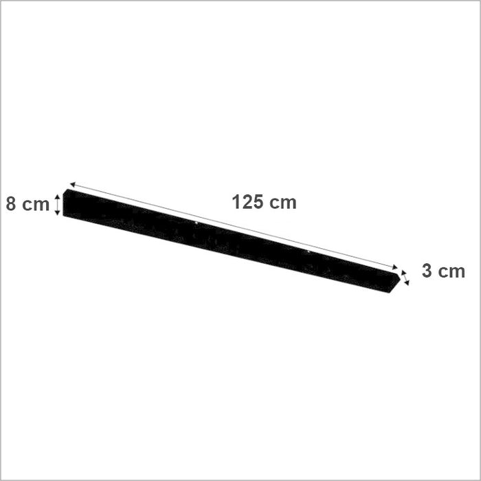Freelight Plafondbalk Mat Zwart 125cm