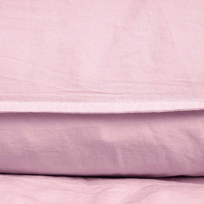 Dekbedovertrek Stone Washed - 100% Natuurlijk - Roze - 140x220cm