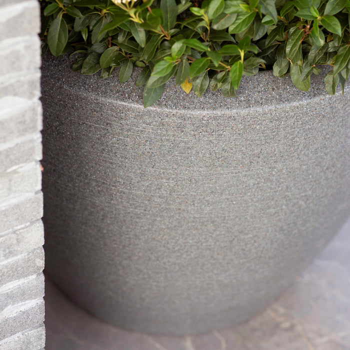 Capi Europe Arc Granite Bloempot Ø 60 cm - Antraciet