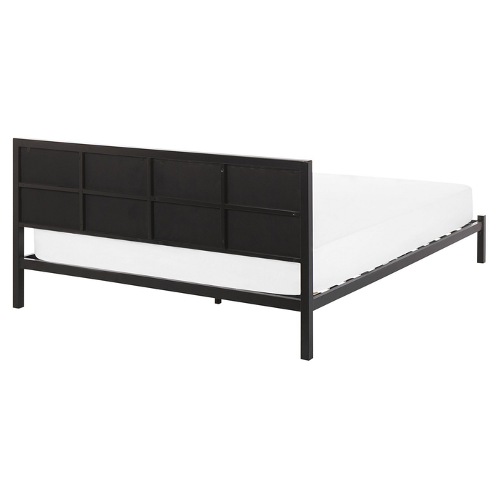 Beliani - CLAMART - Tweepersoonsbed - Zwart - 160 x 200 cm - Metaal