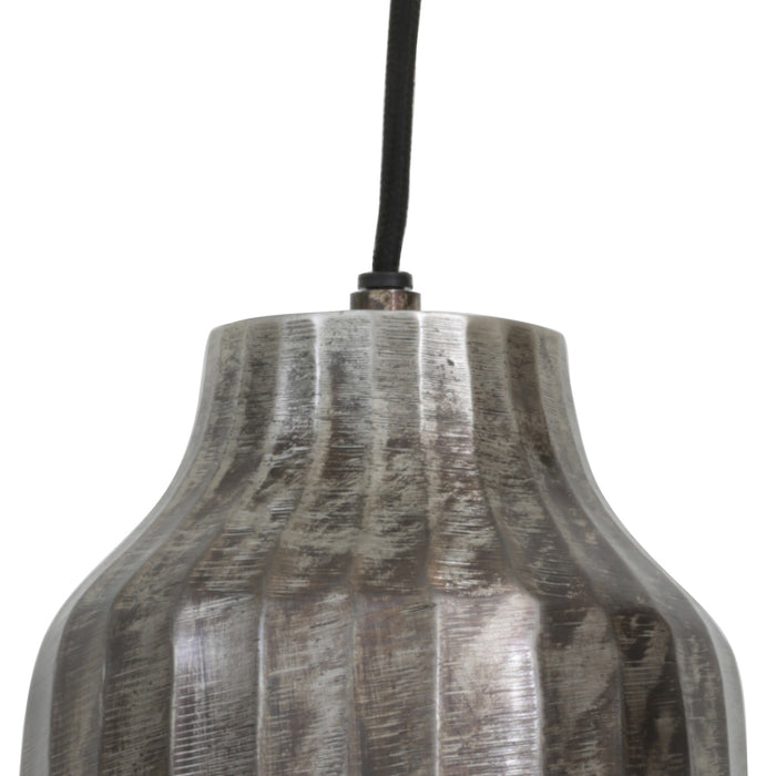 Light & Living Hanglamp Cheyda - Zwart Parelmoer - Ø15x24 cm