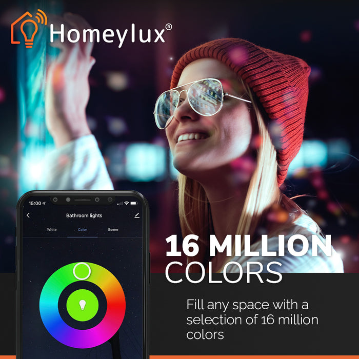 V-Tac 3x GU10 Smart LED lamp 110° WiFi + Bluetooth RGBWW