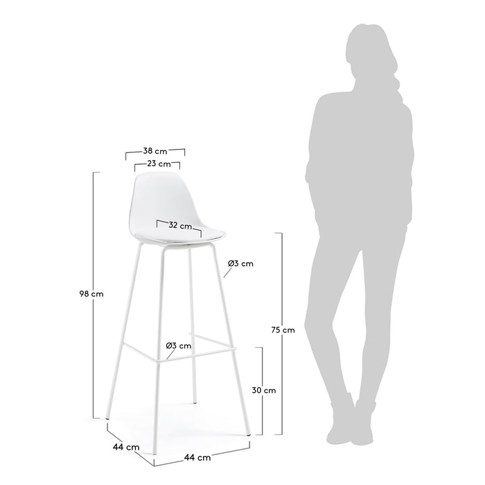 Kave Home Lysna Barkruk