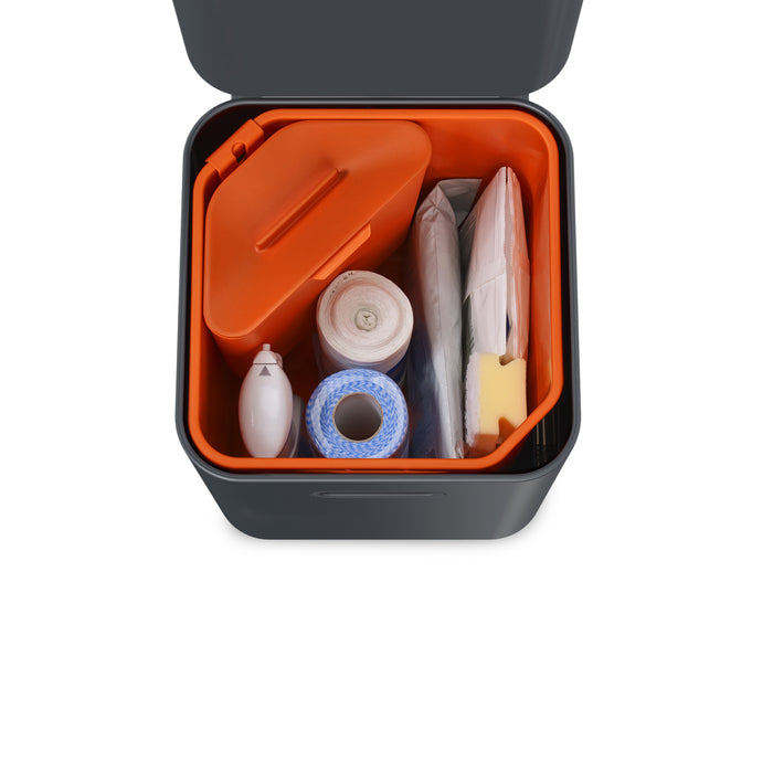 Joseph Joseph Intelligent Waste Afvalemmer Totem Compact 40 Liter (2x20 Liter)