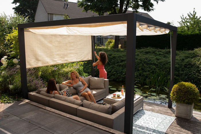 Nesling Rolgordijn Antraciet 296 x 240 cm