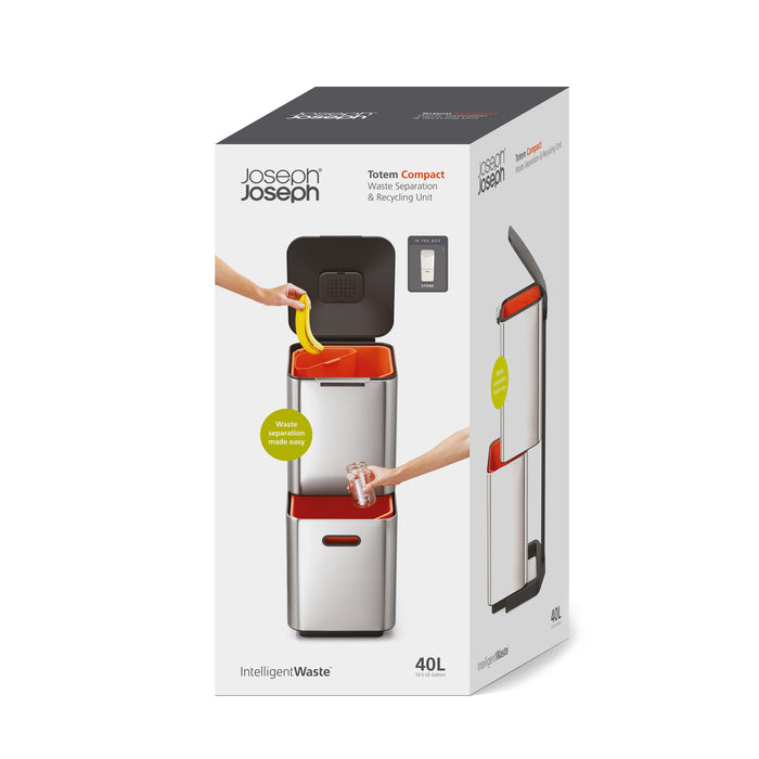 Joseph Joseph Intelligent Waste Afvalemmer Totem Max 60 Liter (30+30 Liter)