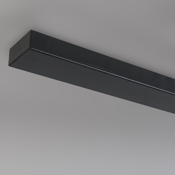 Ylumen Plafondplaat 100 x 8 cm - zonder gaten - zwart