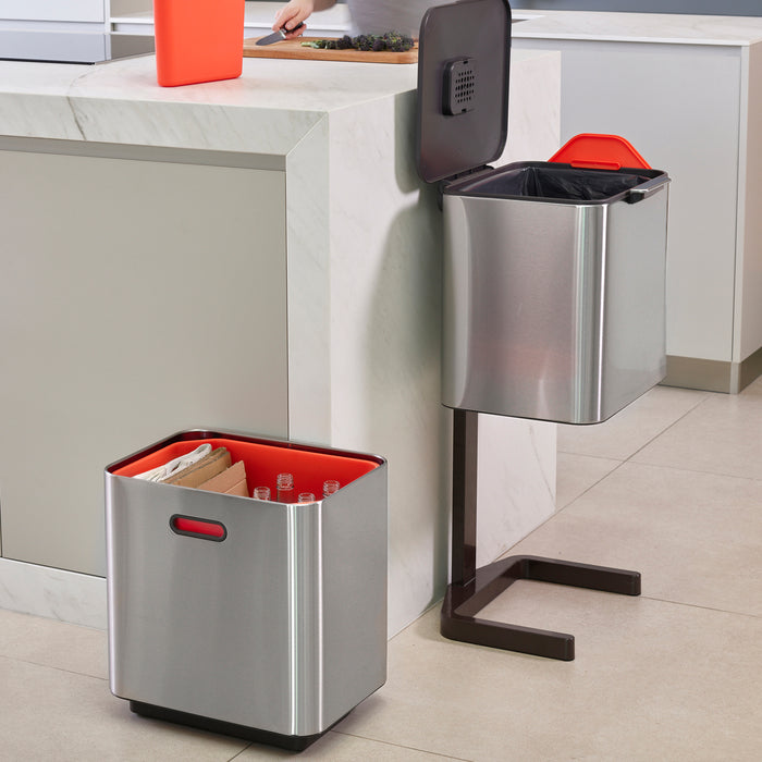 Joseph Joseph Intelligent Waste Afvalemmer Totem Max 60 Liter (30+30 Liter)