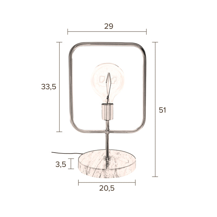 Dutchbone Cubo Tafellamp
