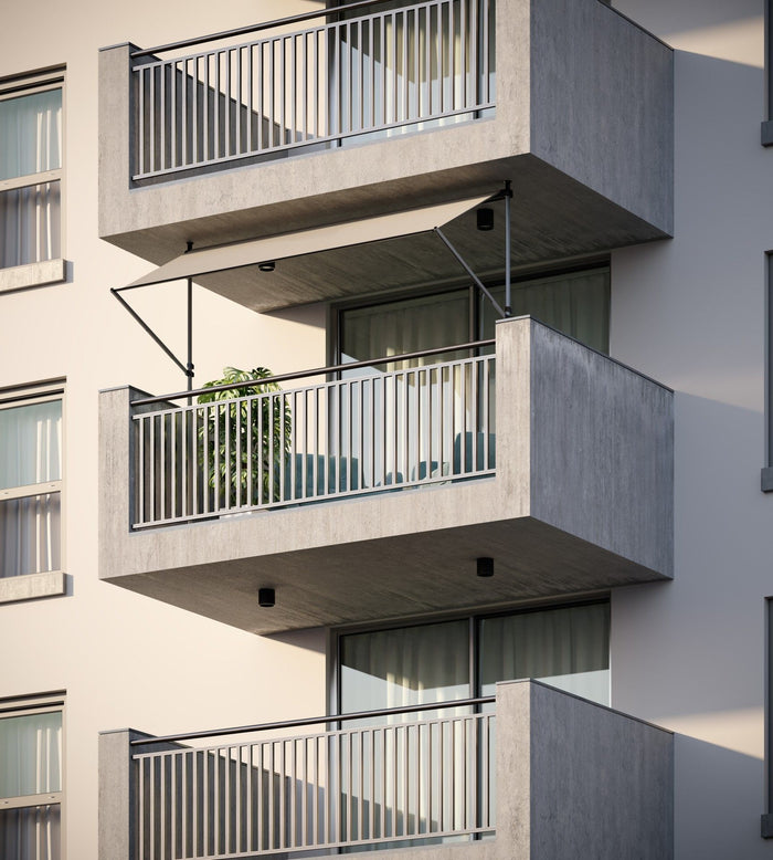 Nesling Balkon zonnescherm, flex frame