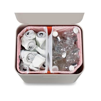 Joseph Joseph Intelligent Waste Afvalemmer Totem Max 60 Liter (30+30 Liter)