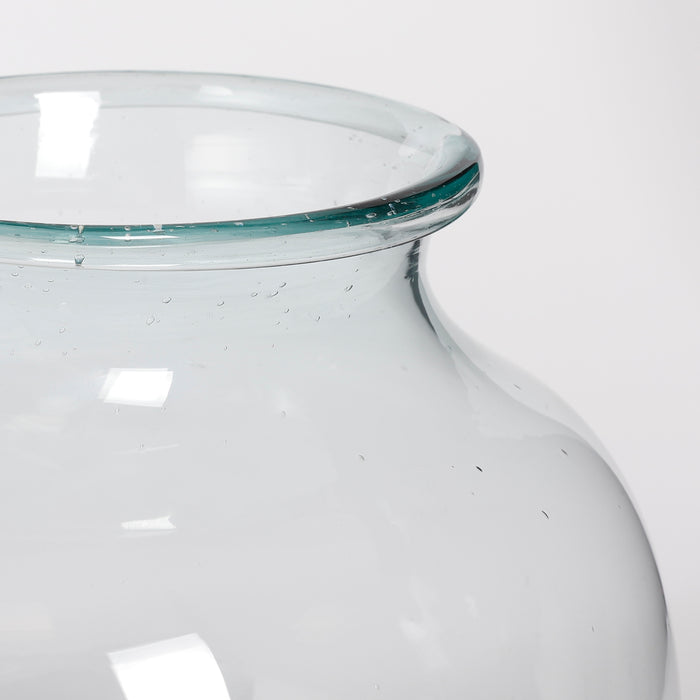 Mica Decorations Kira Vaas - H24,5 x Ø24 cm - Transparant