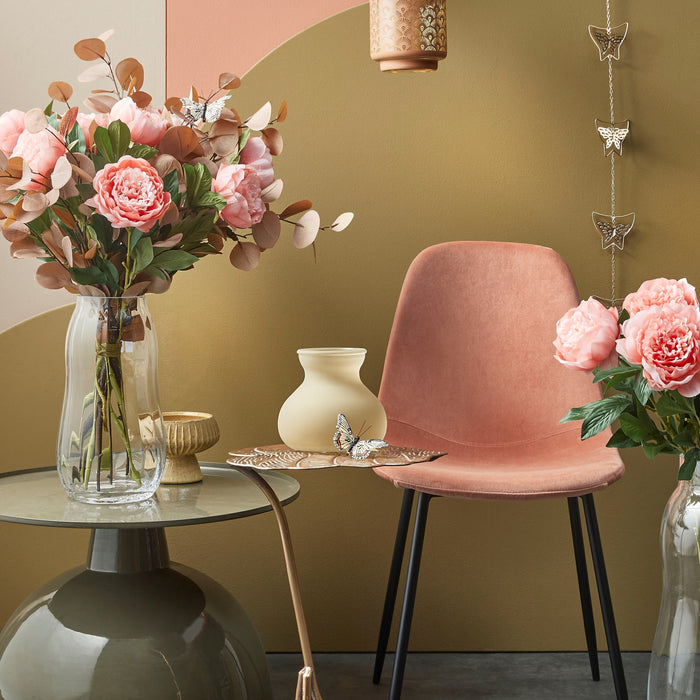 Mica Decorations Corby Stoel - Donkerroze