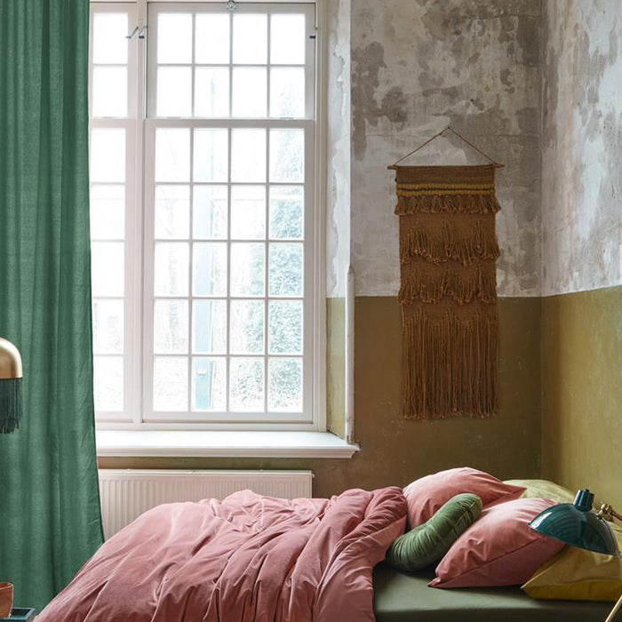 At Home by Beddinghouse Tender Dekbedovertrek 140 x 200/220 cm - Donkerroze