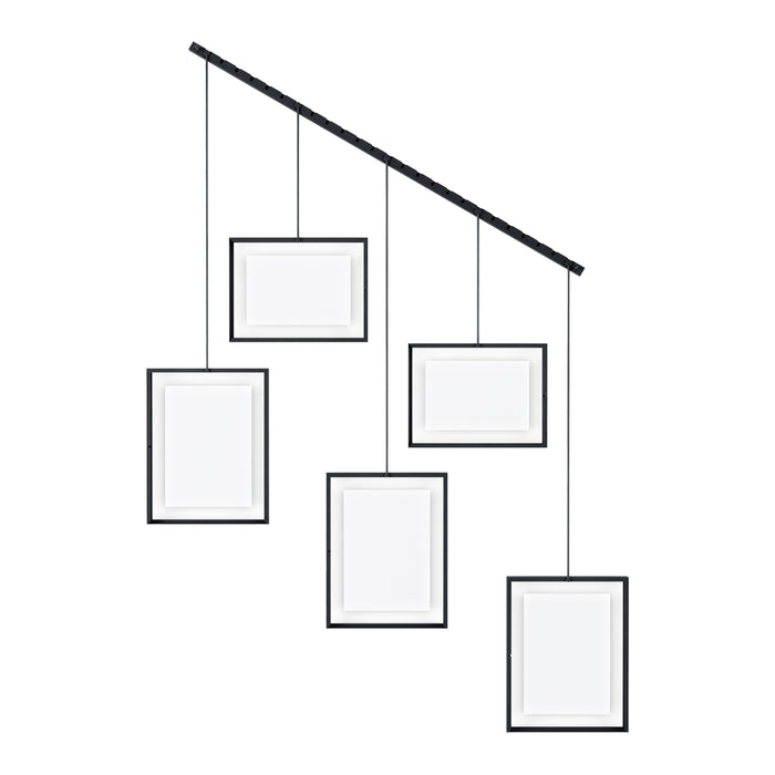 Umbra Exhibit Set van 5 Fotolijsten - Zwart