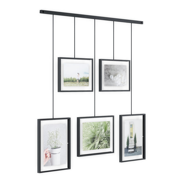 Umbra Exhibit Set van 5 Fotolijsten - Zwart