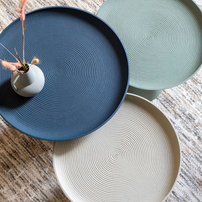 by fonQ basic Tira Bijzettafel - Klei - Ø 34,5 cm