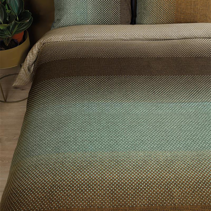 Beddinghouse Duco Dekbedovertrek 200 x 220 cm - Olijfgroen