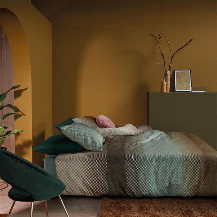 Beddinghouse Duco Dekbedovertrek 200 x 220 cm - Olijfgroen