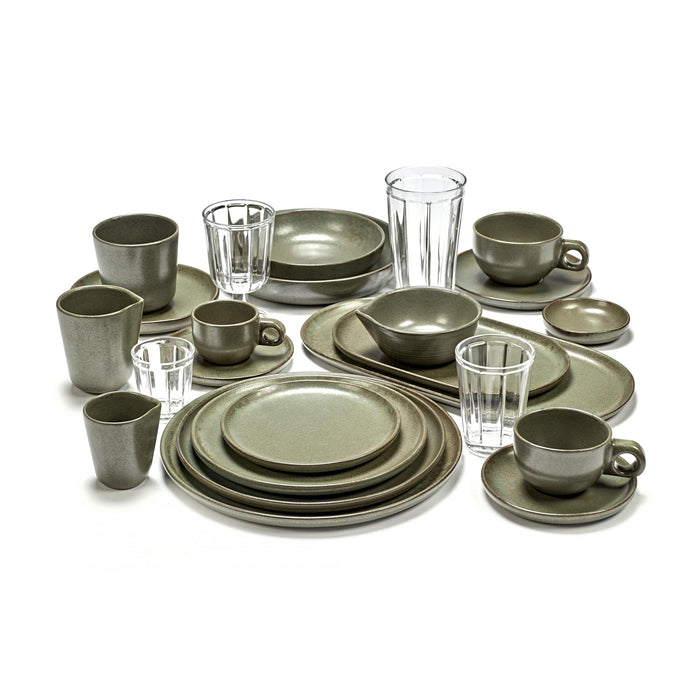 Serax Surface Broodbordje 4 st. -Ø 16 cm - Camogreen