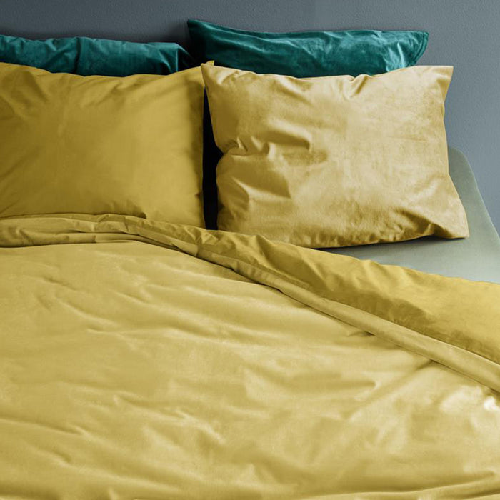 At Home by Beddinghouse Tender Dekbedovertrek 140 x 200/220 cm - Oker