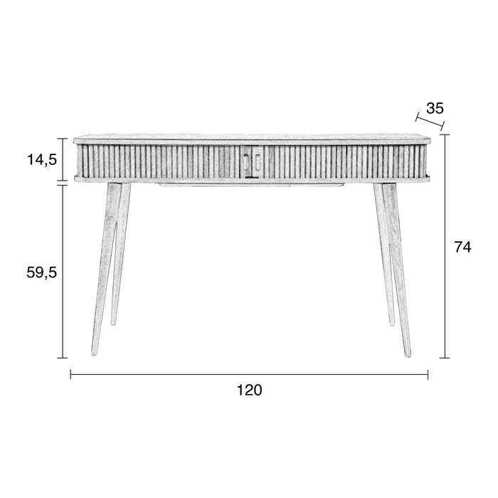 Zuiver Barbier Sidetable - Zwart
