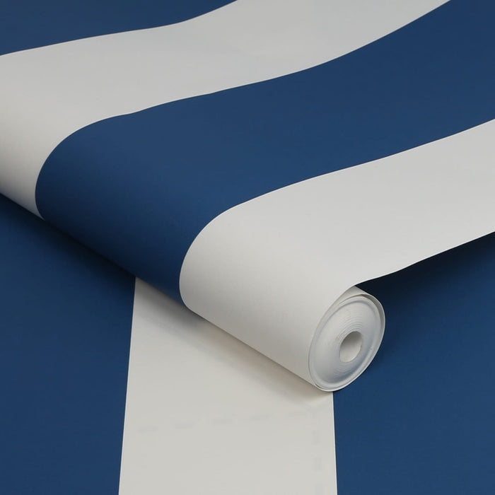 Joules Vliesbehang - Harborough Stripe Coast - Blauw - 10mx52cm