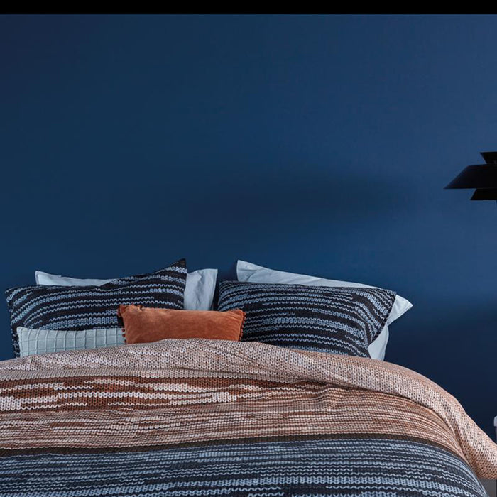 Beddinghouse Fardau Dekbedovertrek 140 x 220 cm - Blauw