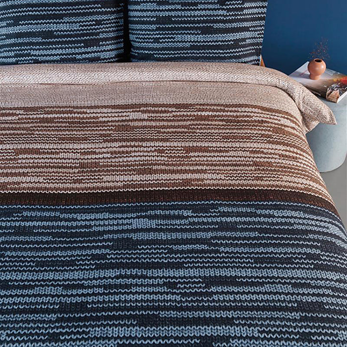 Beddinghouse Fardau Dekbedovertrek 140 x 220 cm - Blauw