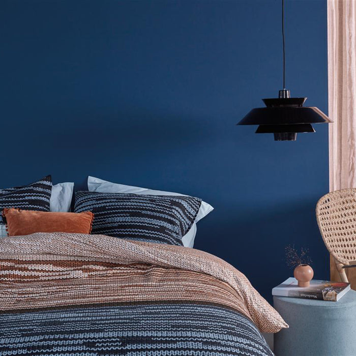 Beddinghouse Fardau Dekbedovertrek 200 x 220 cm - Blauw