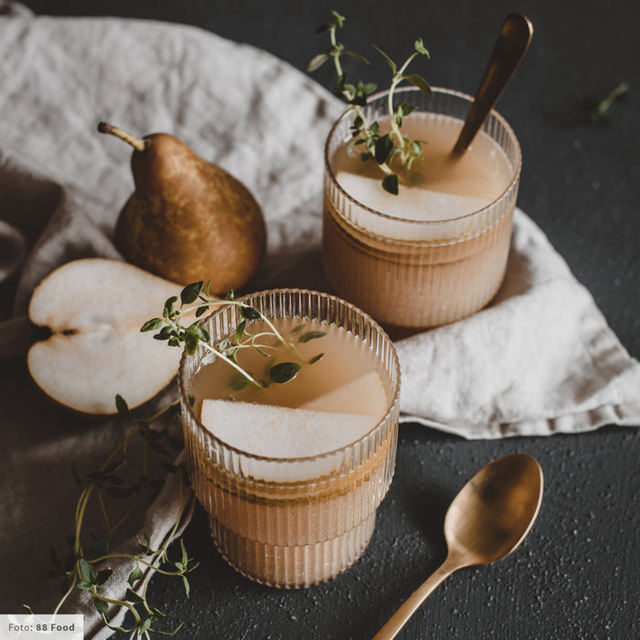 Ferm Living Ripple Drinkglazen Set van 4 - Clear