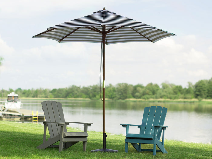 Beliani - FERENTILLO - Parasol - Wit - 260 cm - Polyester