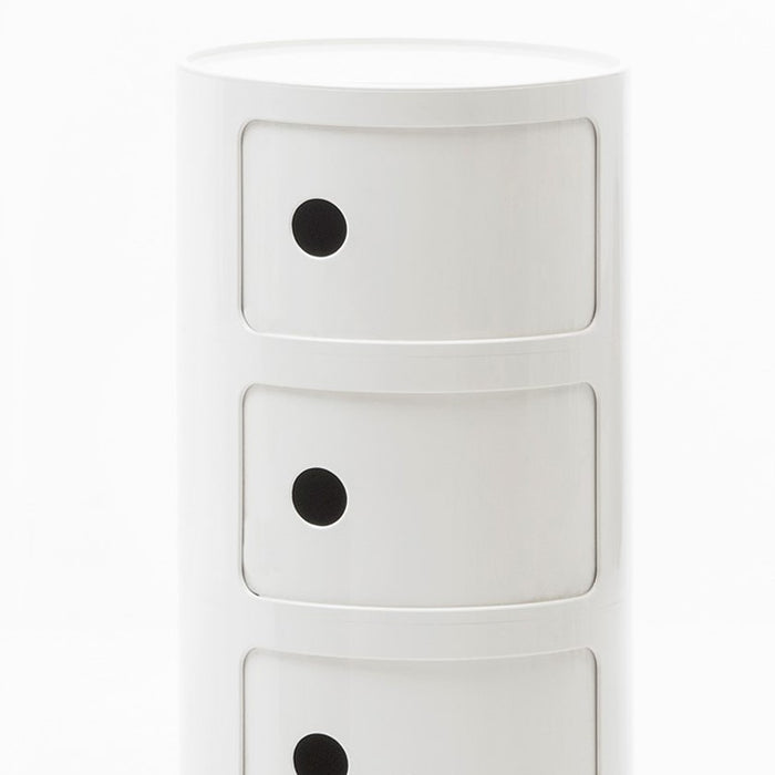 Kartell Componibili Kast Ø 32 cm - 4 Modules - Wit