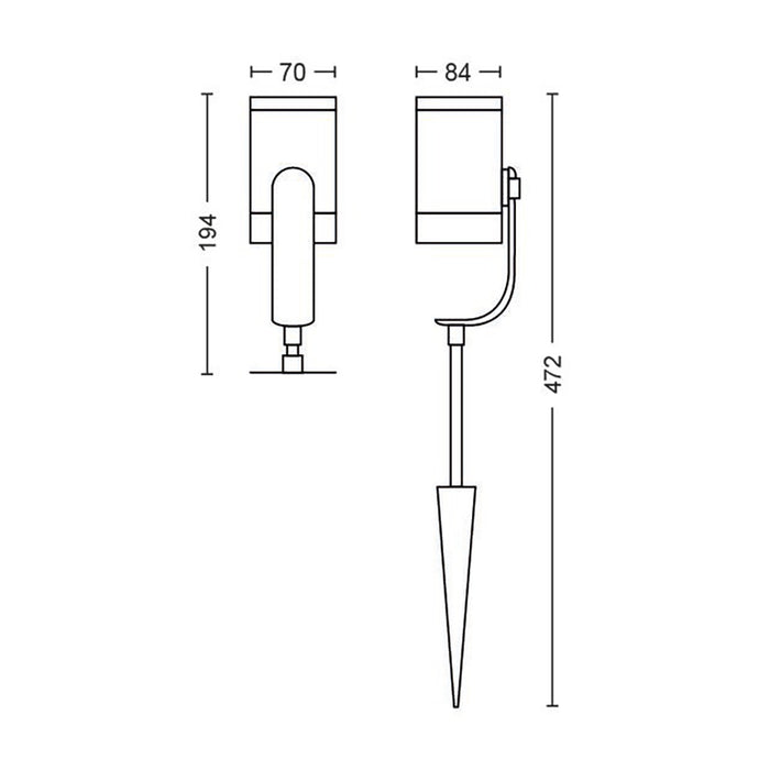 Philips Hue White & Color Ambiance Lily Spot 24V - incl. stroomadapter