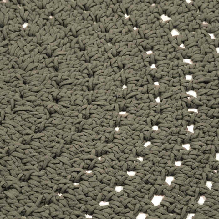 LABEL51 - Vloerkleed Knitted - Army Katoen