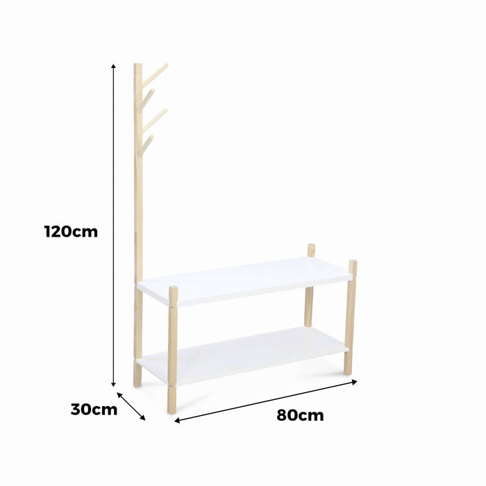 sweeek - Kapstok met schoenenrek