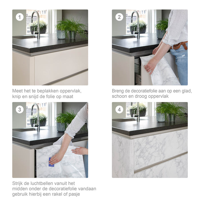 d-c-fix Noten Plakfolie - 45x200cm - Bruin - Hout - Zelfklevend