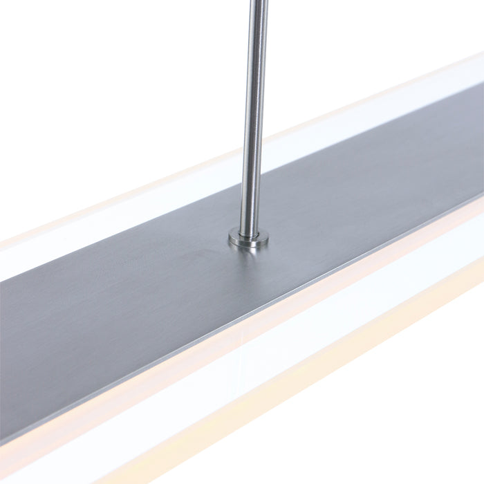 Steinhauer Plato Hanglamp Staal 170 cm breed