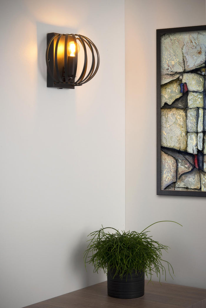 Lucide MANUELA Wandlamp - Zwart