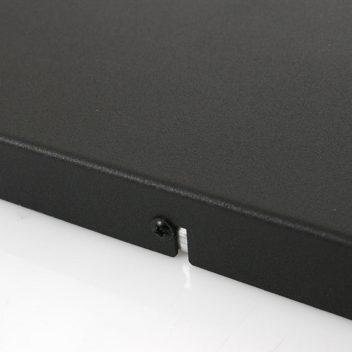 Ylumen Plafondplaat 100 x 25 cm - zonder gaten - zwart