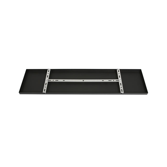 Ylumen Plafondplaat 100 x 25 cm - zonder gaten - zwart
