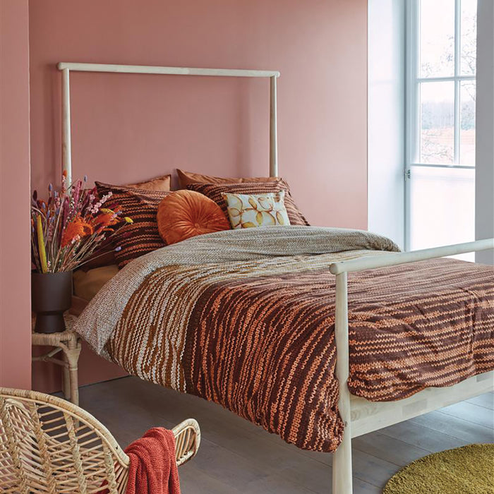 Beddinghouse Fardau Dekbedovertrek 200 x 220 cm - Terra