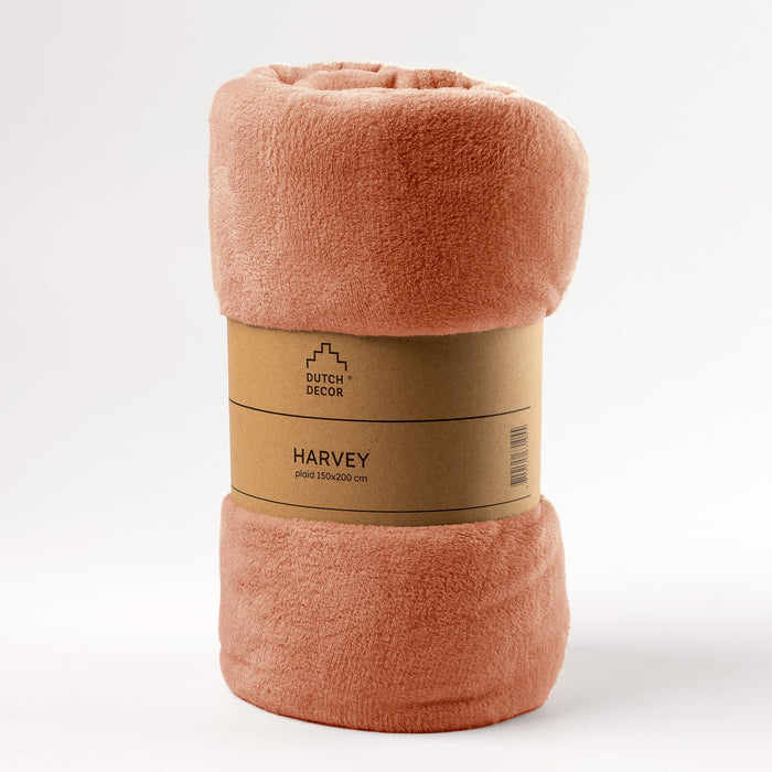 Dutch Decor plaid HARVEY - 150x200 cm Muted Clay